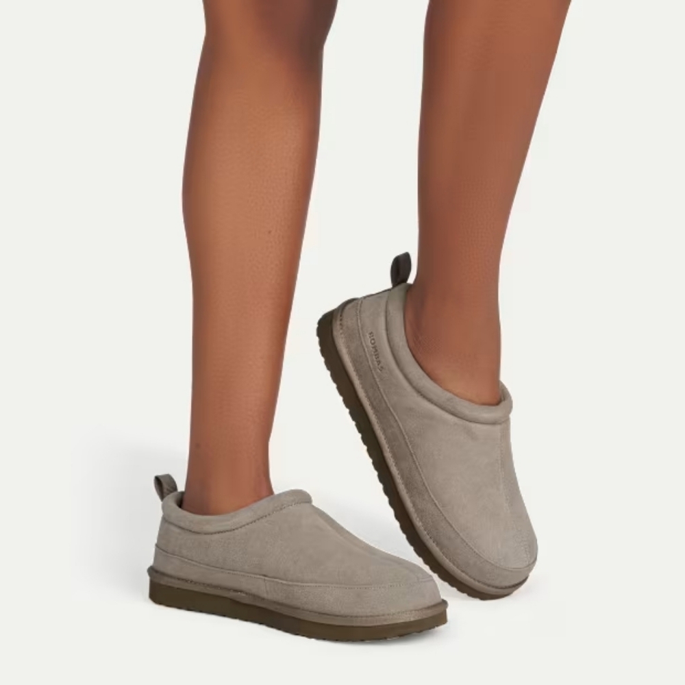 Bombas Women's Saturday Suede Slip-On Size 10 - Taupe